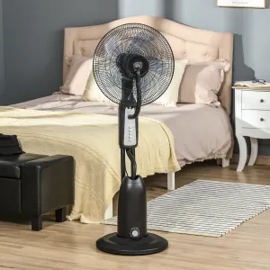 2.8 Litre Water Mist Fan with 3 Speeds - Black