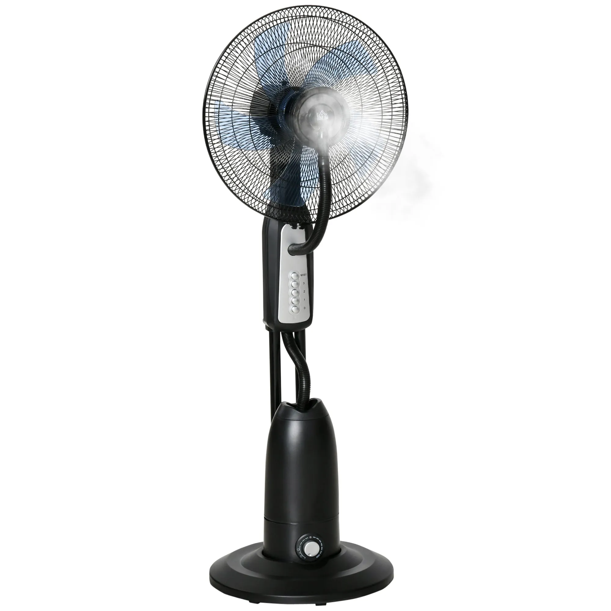 2.8 Litre Water Mist Fan with 3 Speeds - Black