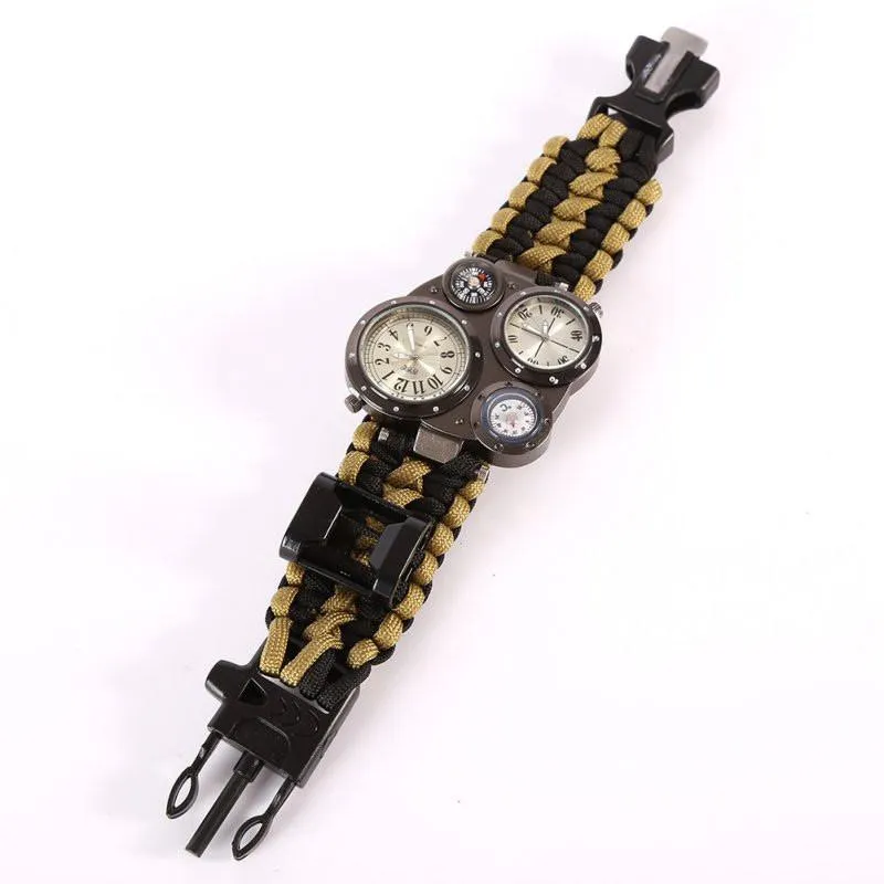 6-in-1 Survival Watch with Paracord Band