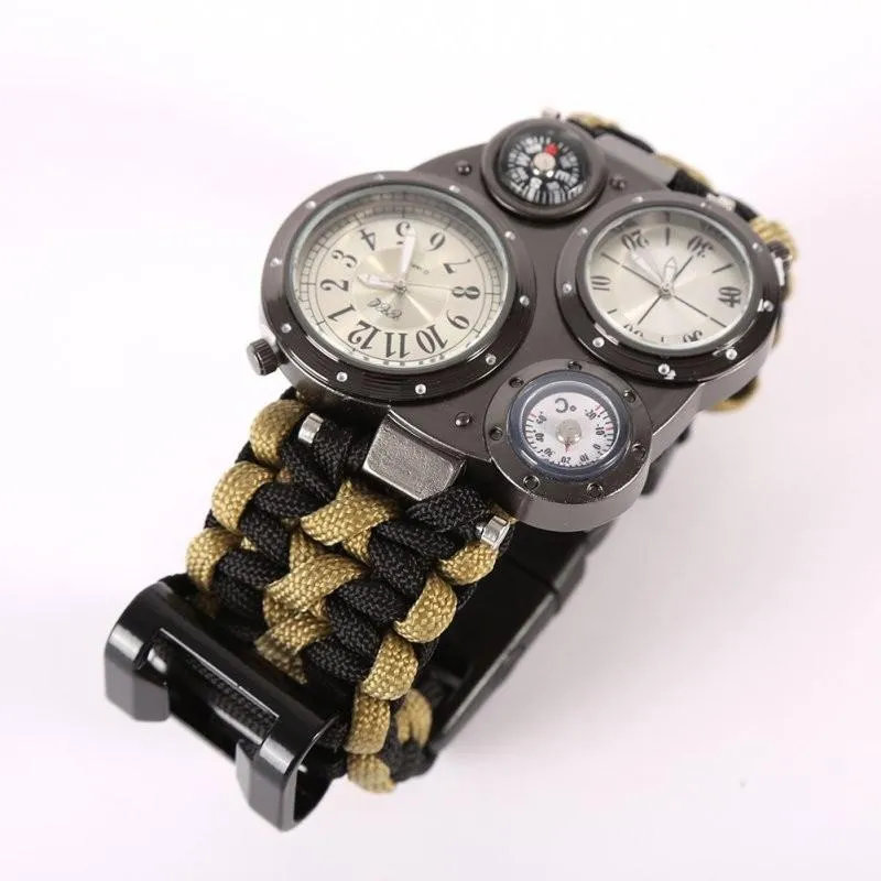 6-in-1 Survival Watch with Paracord Band