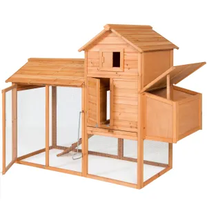 80in Wooden Chicken Coop