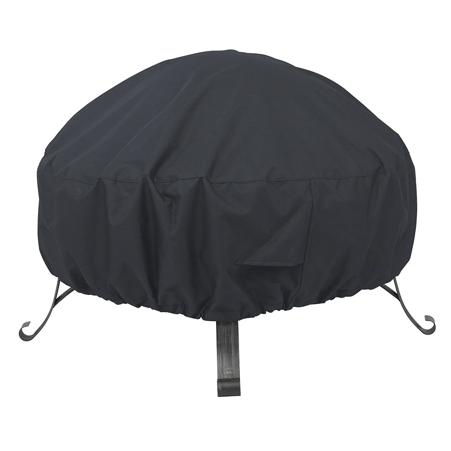 AmazonBasics Round Patio Fire Pit Cover - 60&quot;, Black