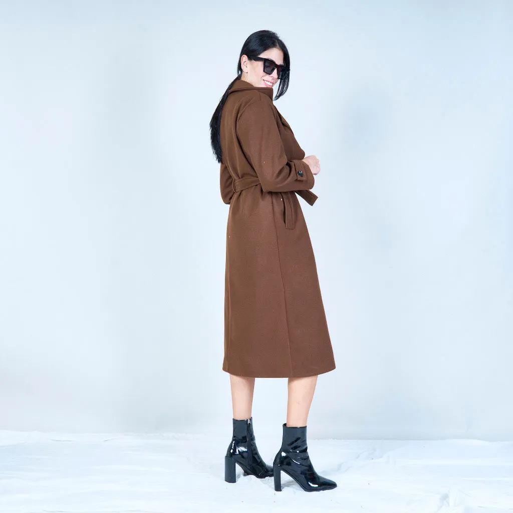 Belted trench coat wholesale