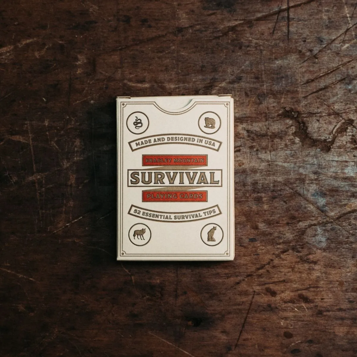 Bradley Mountain Survival Playing Cards