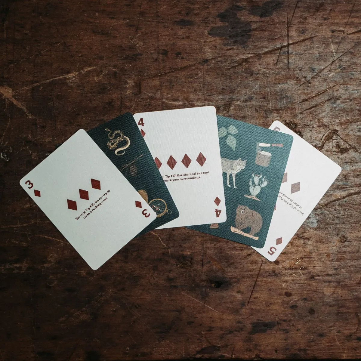 Bradley Mountain Survival Playing Cards