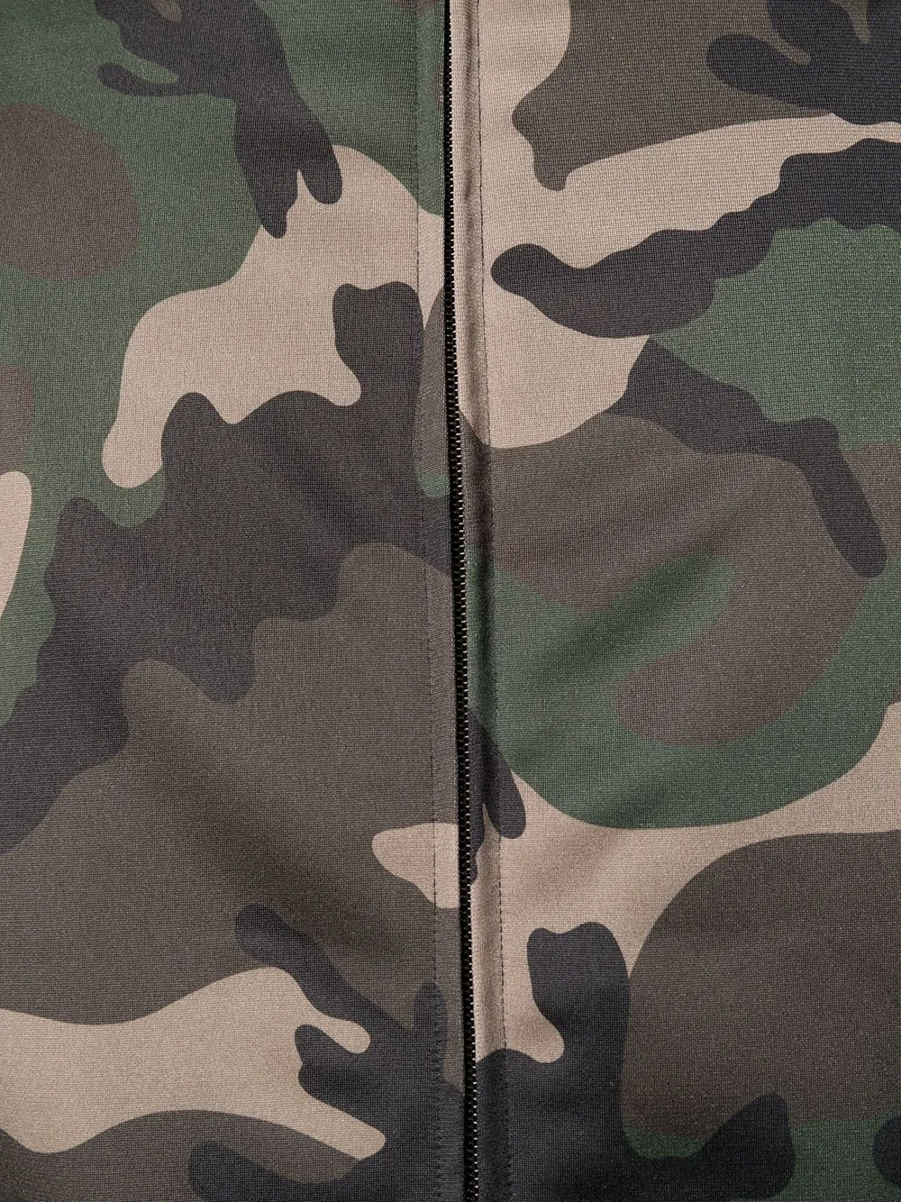 Camouflage Print Bomber Jacket