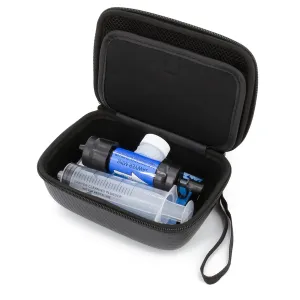 CASEMATIX Travel Case for Sawyer Mini Water Filter, Squeeze Pouch and Accessories - Hard Case for Water Filter System Sawyer Mini, Includes Case Only