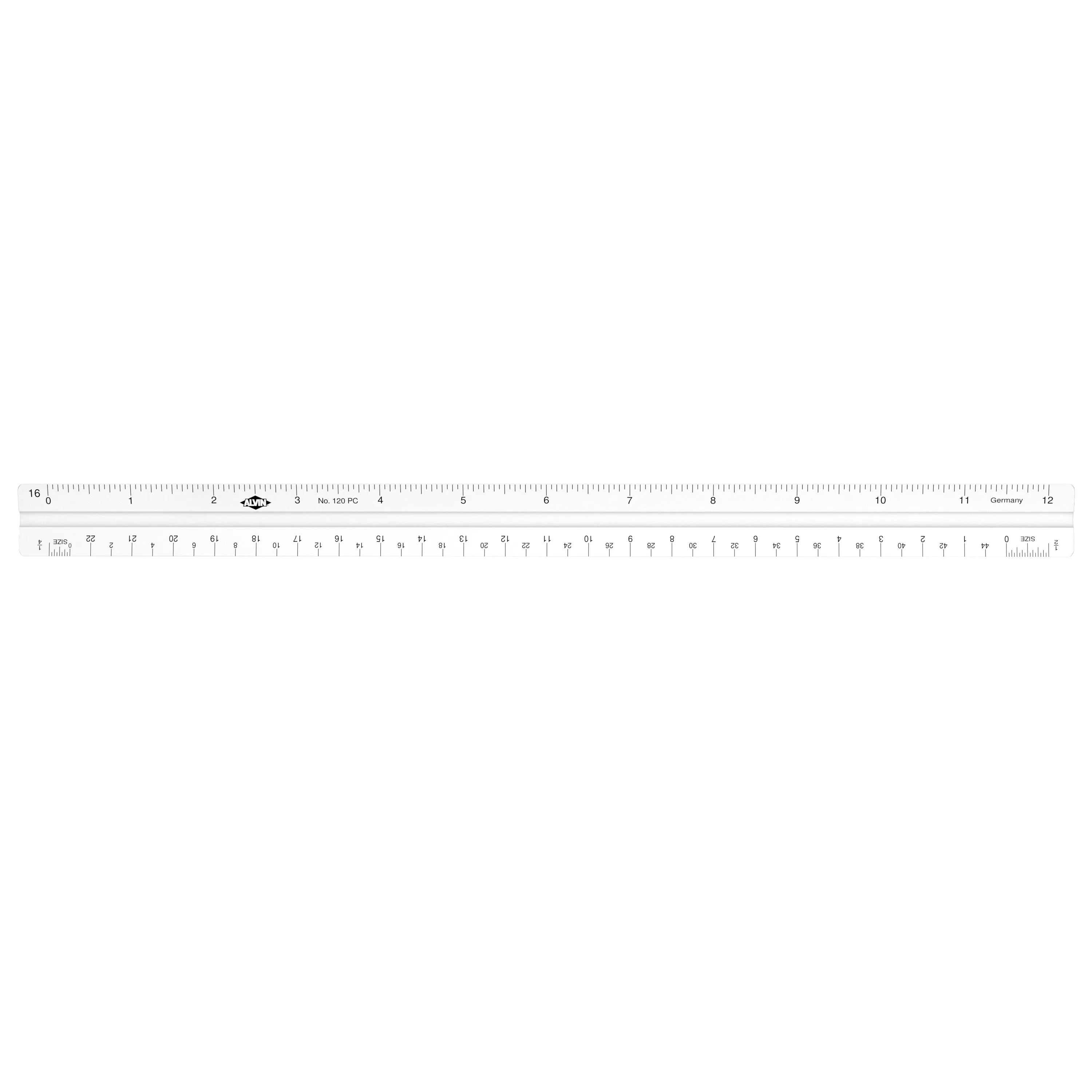 Combo English / Metric Triangular Scale