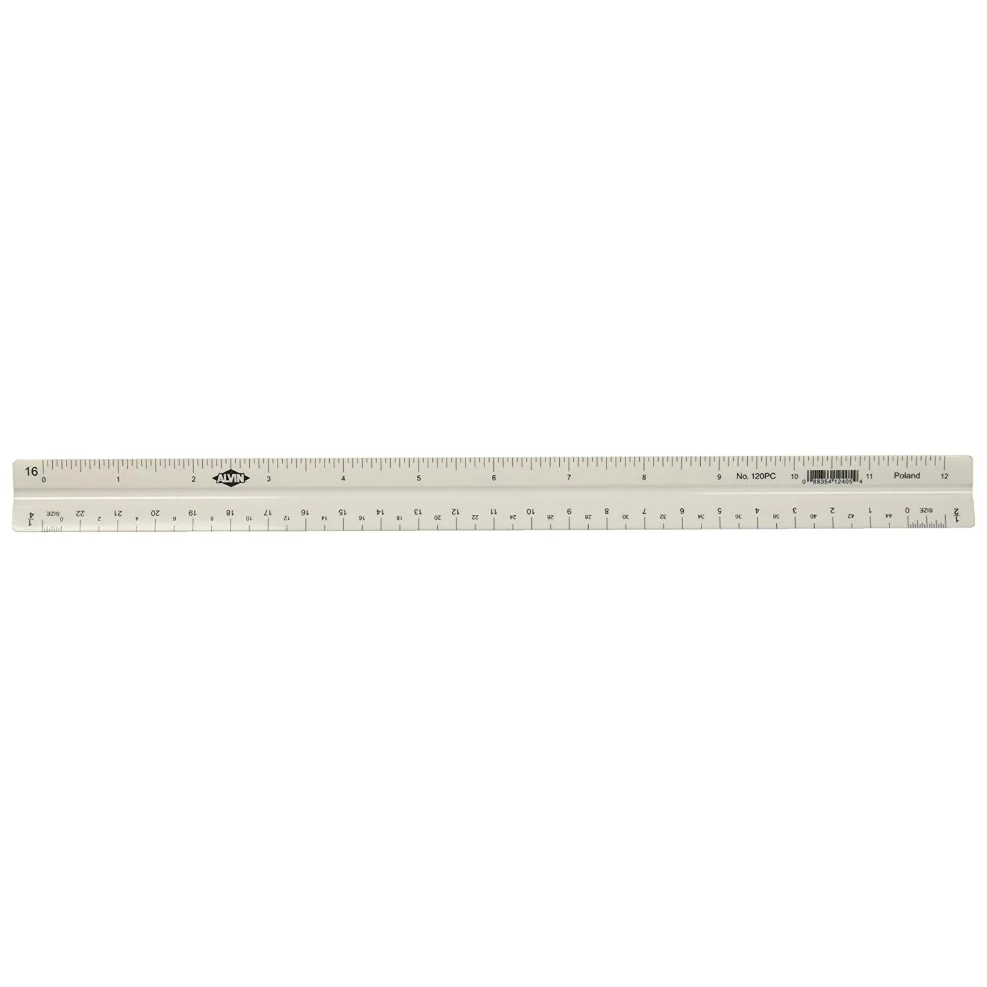 Combo English / Metric Triangular Scale