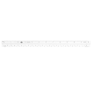 Combo English / Metric Triangular Scale