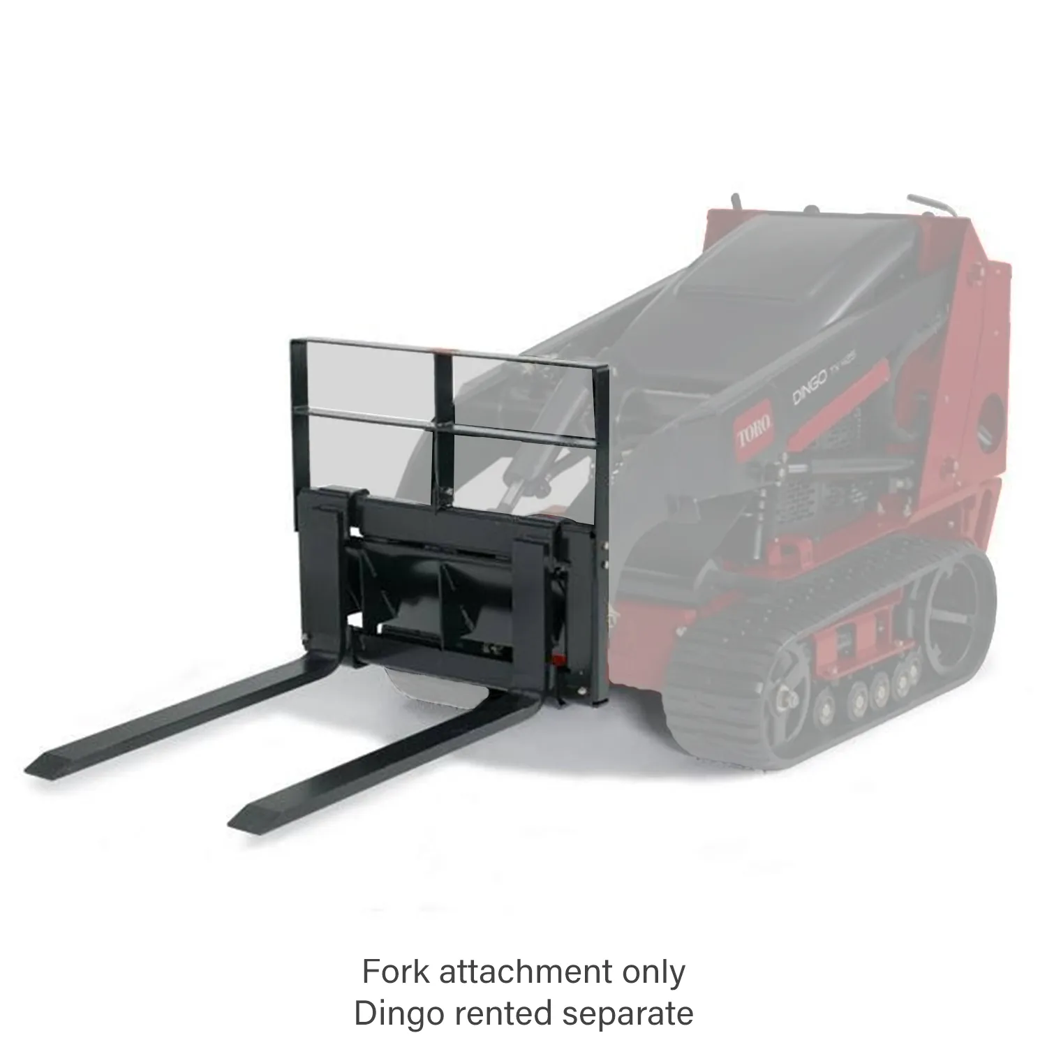 Dingo Adjustable High Strength Pallet Forks | Attachment | Rental