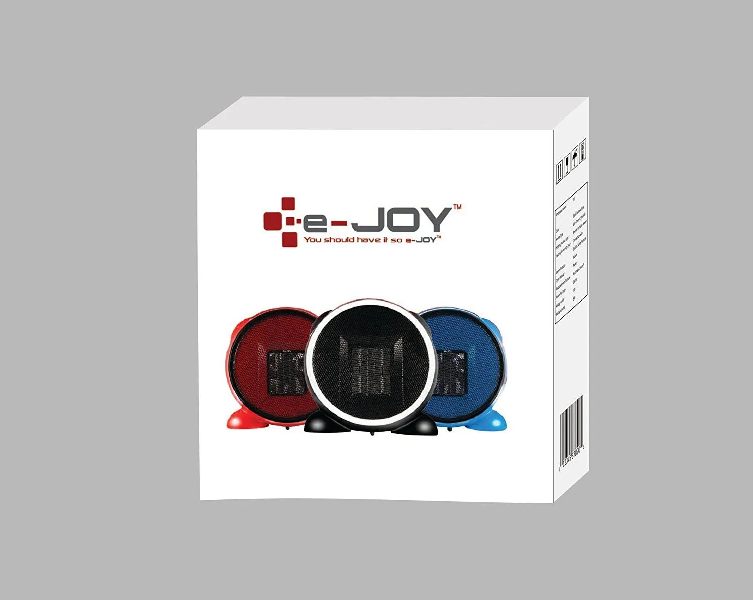 e-joy LEDMart Portable Space/Desktop Heater, Red