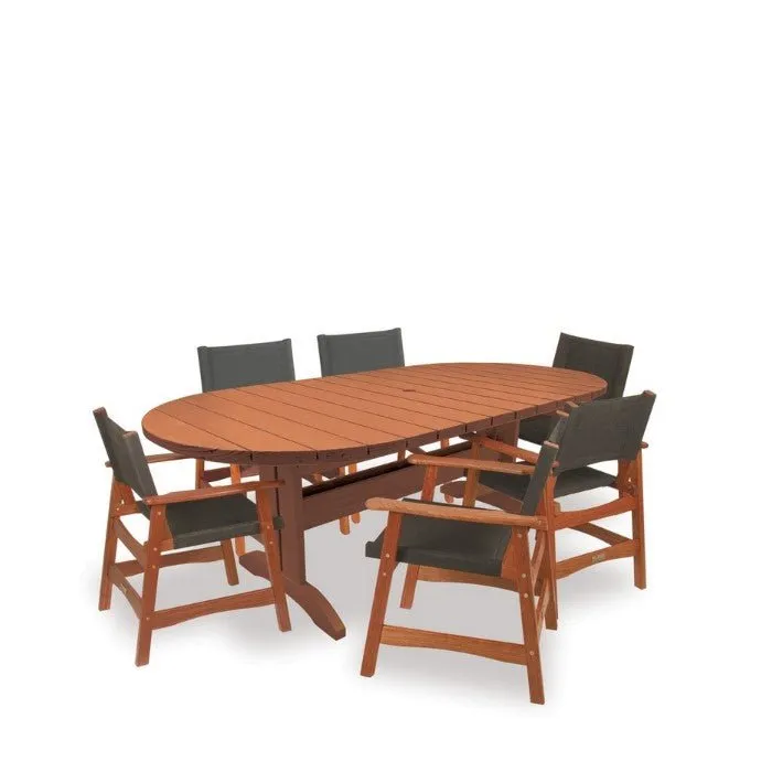 Eden Outdoor Dining Suite 2200w (7 Pce)