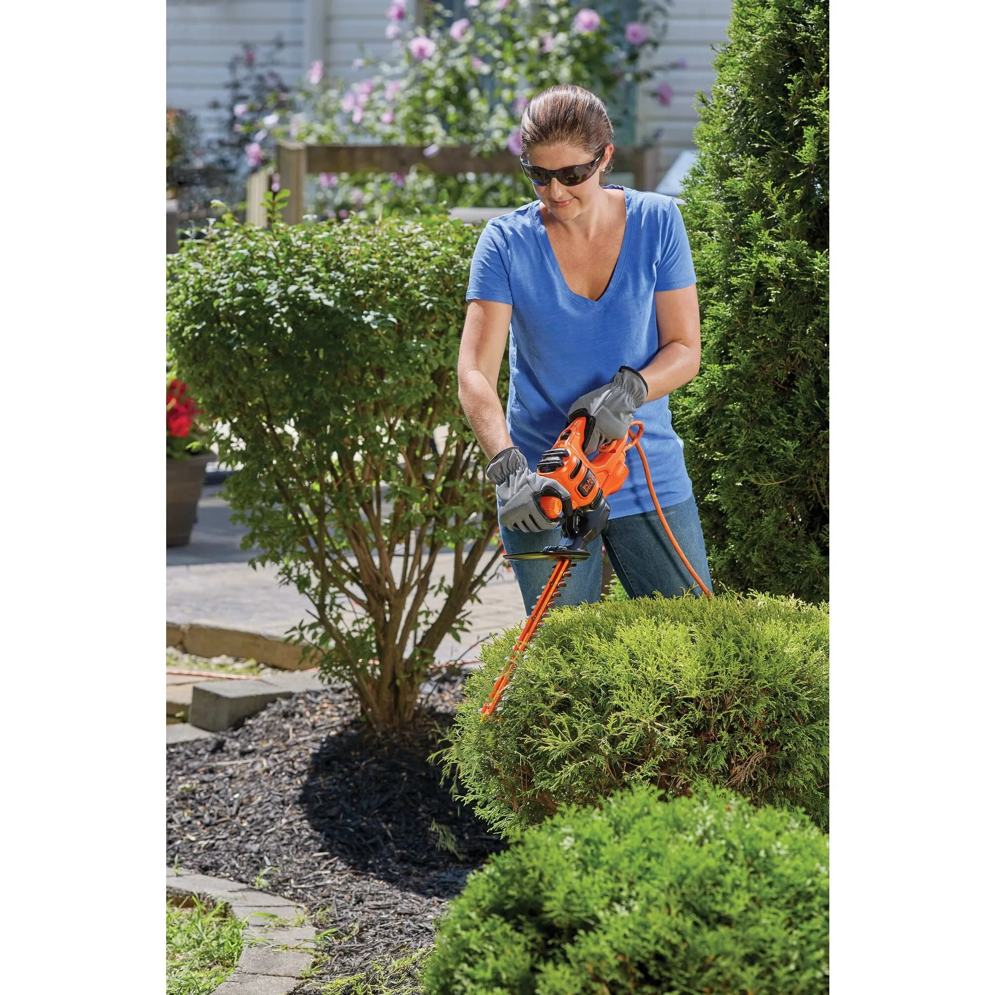 Electric Hedge Trimmer, 16-Inch