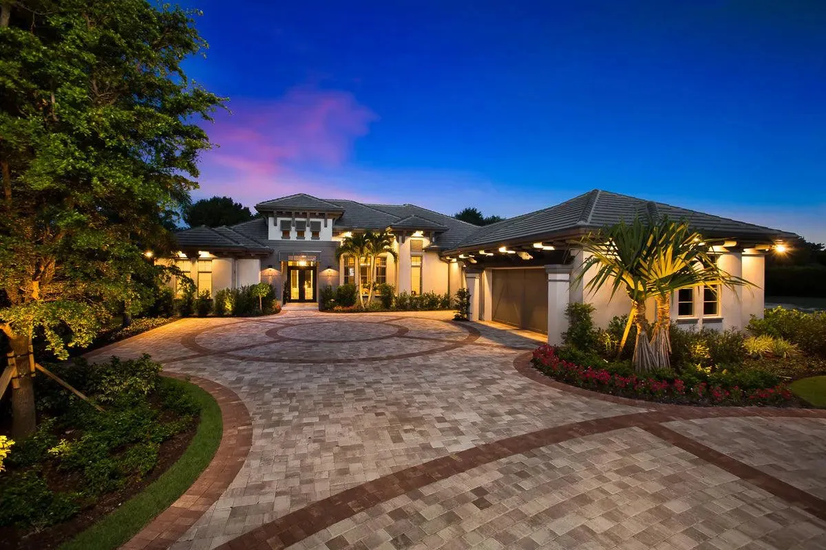 Elegant 4-bedroom home with spacious living, gourmet kitchen, and lanai.