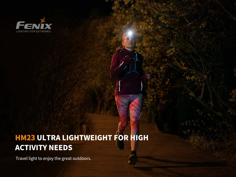 Fenix HM23 Compact Hiking and Running Headlamp