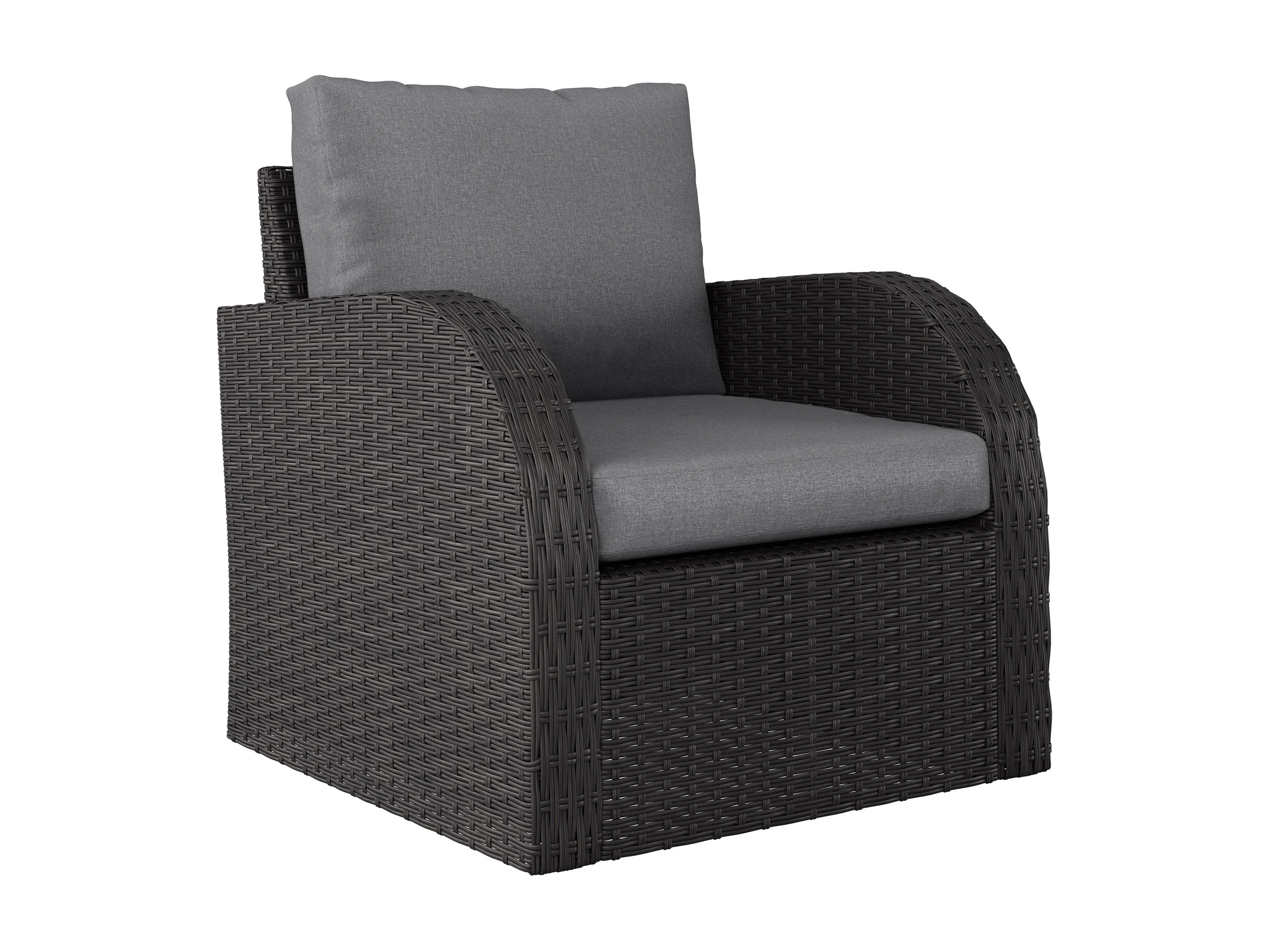 Grey Outdoor Loveseat 5pc Set