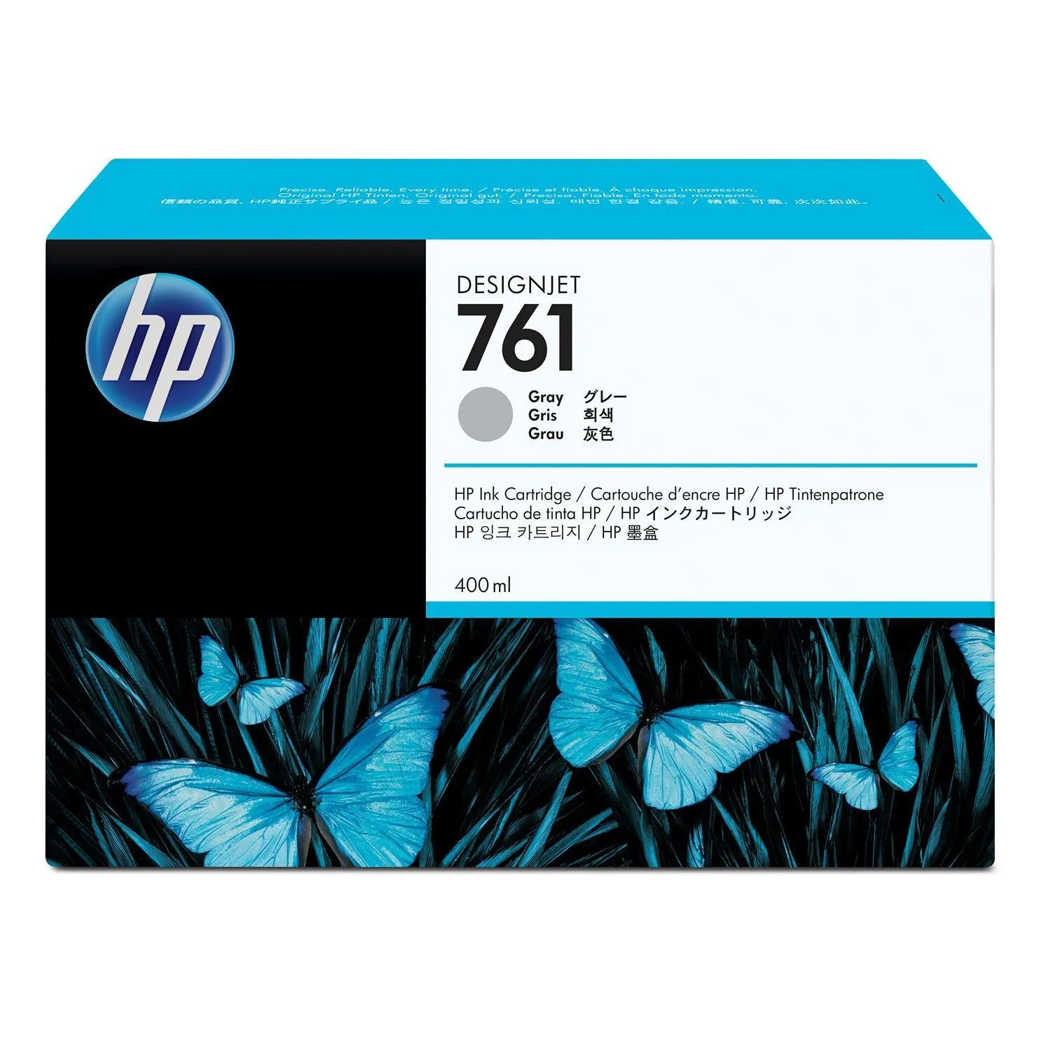 HP 761 Original Ink Print Cartridge - Grey CM995A