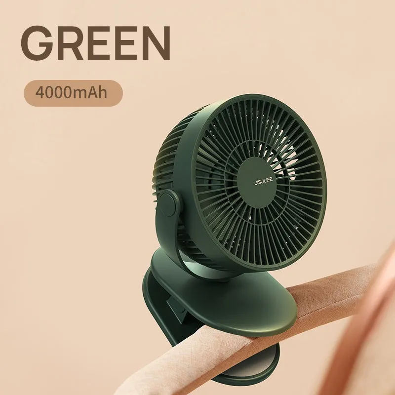 JISULIFE FA18S 3 In 1 Combo Clip Fan Life1 / Clip Table Fan / 4000mAh Battery / 4 Wind Speed / 360° rotation