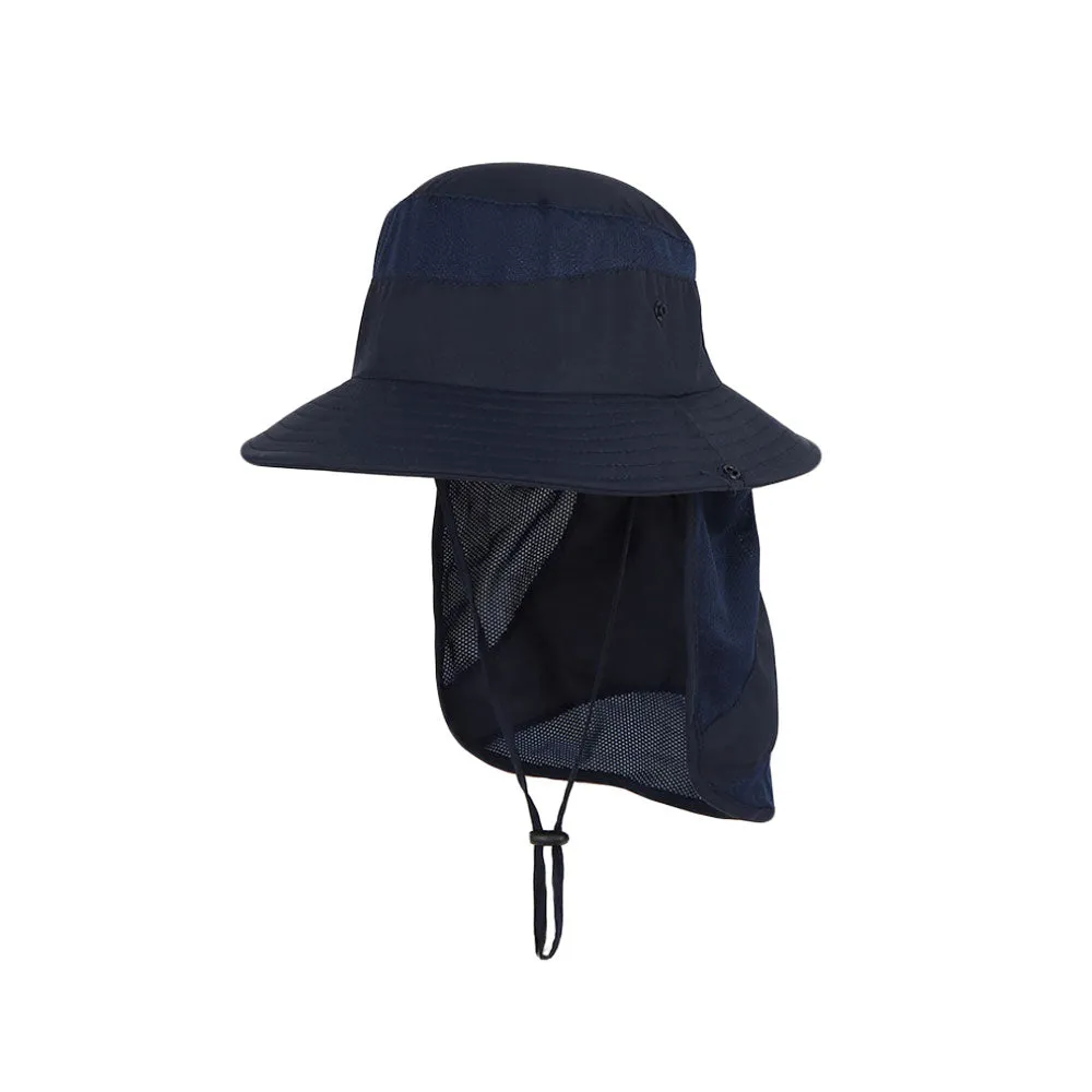 Kids Boys Girls Long Neck Flap Safari Cap Boonie Fishing Summer Bucket Hat YZB0164