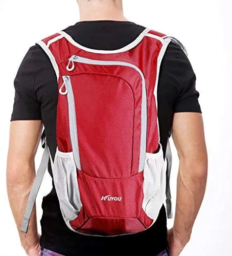 KUYOU Outdoor Hydration Backpack with 2L Hydration Bladder