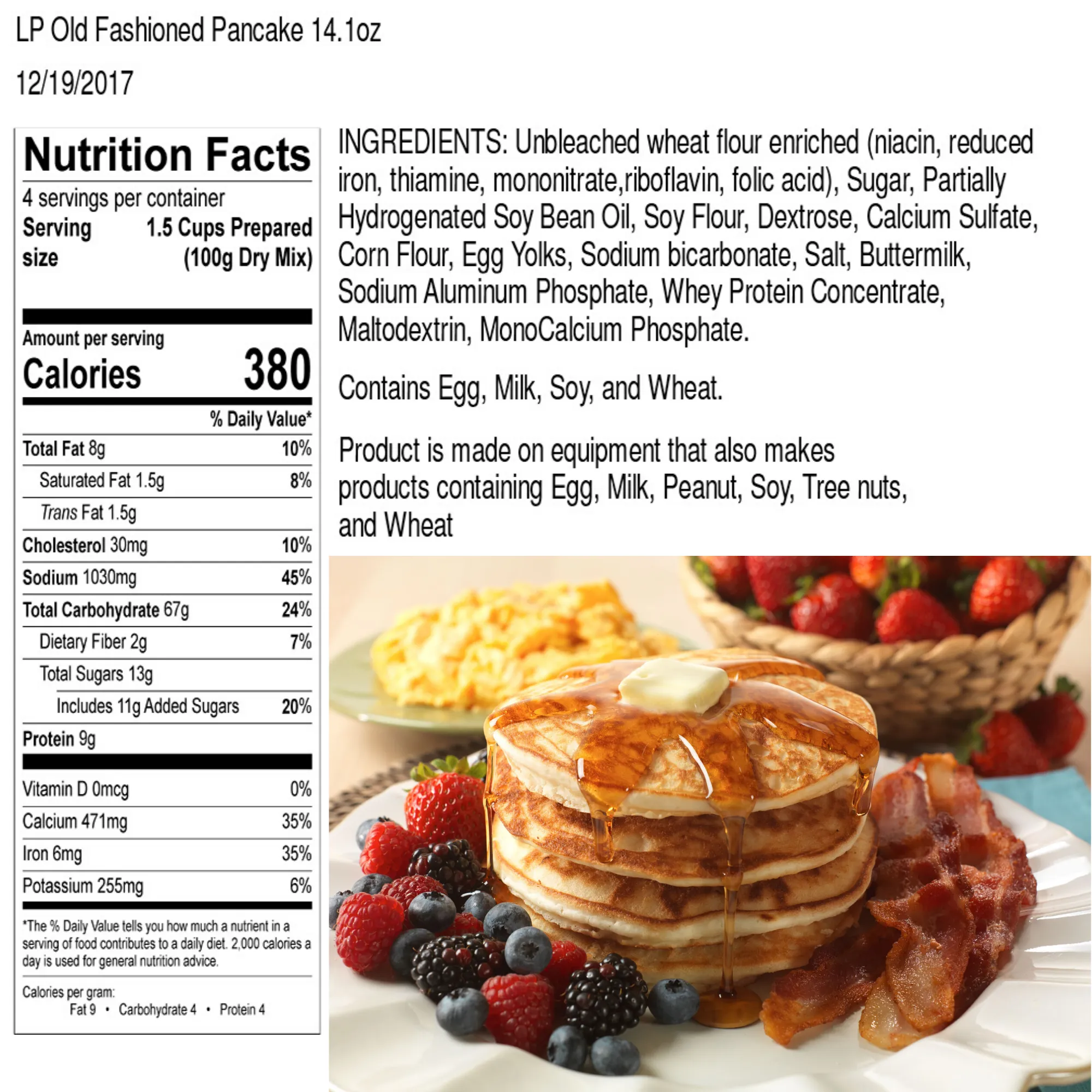 Legacy 16 Serving Breakfast Sample Pack