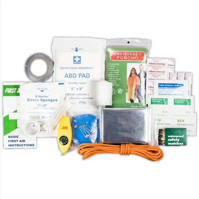 Life Gear 88pc Quick First Aid / Survival Kit