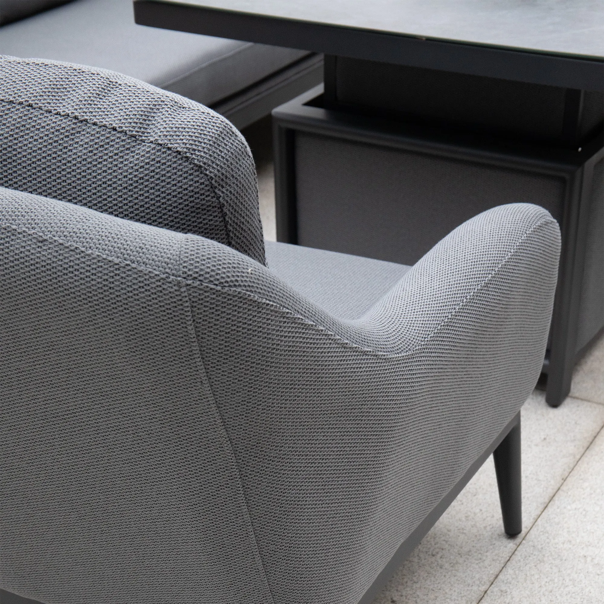 Luna Armchair in Grey