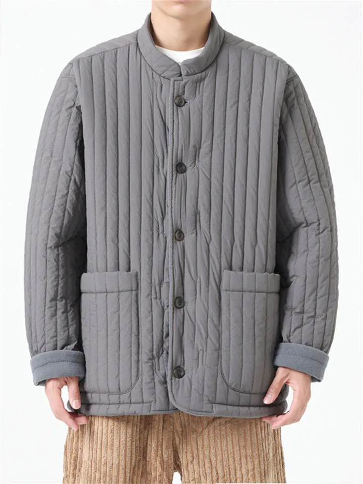 Men's Chinese Style Reversible Cotton-padded Coats