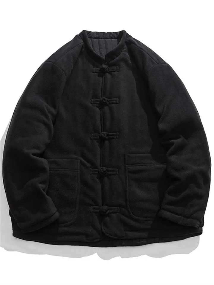 Men's Chinese Style Reversible Cotton-padded Coats