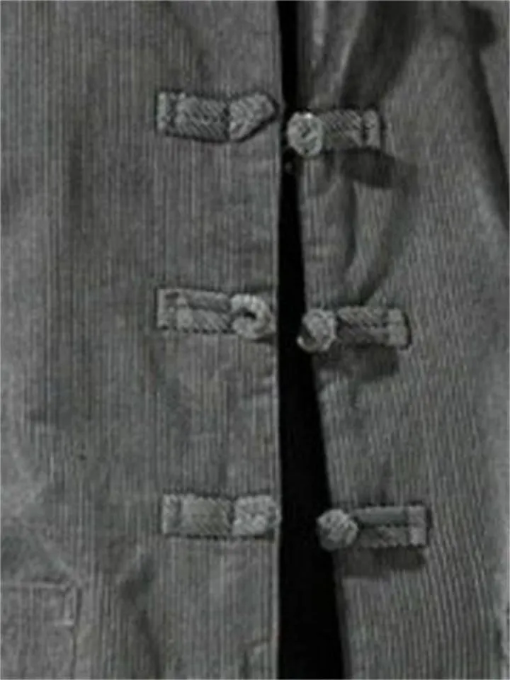 Men's Chinese Style Traditional Corduroy Coats