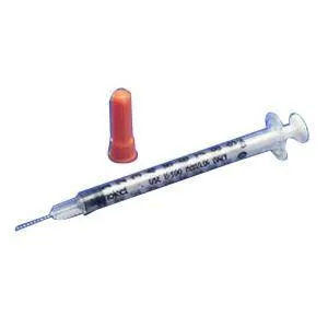 Monoject Rigid Pack Regular Tip Insulin Syringe 1 mL