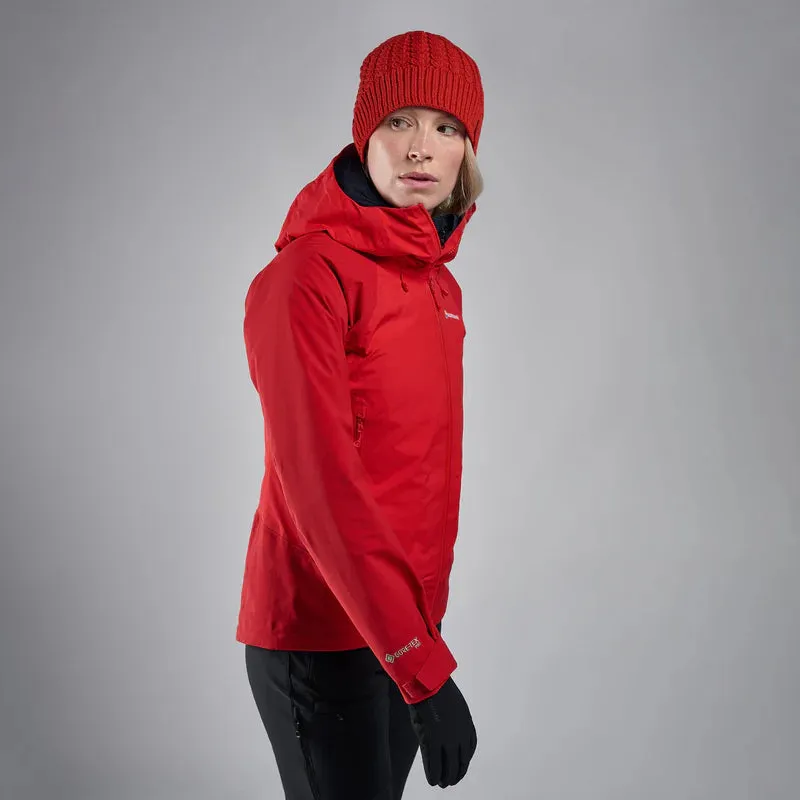 Montane Women's Phase XPD GTX Pro Waterproof Jacket - Adrenaline Red