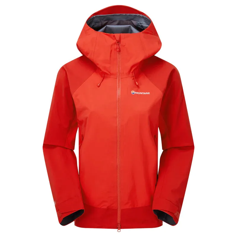 Montane Women's Phase XPD GTX Pro Waterproof Jacket - Adrenaline Red