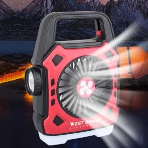 Multifunctional Adventure Cooling Fan Light