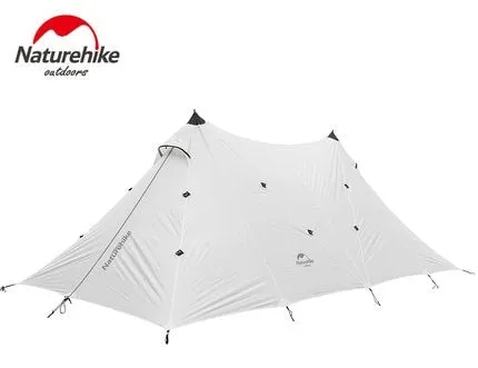 Naturehike 20D Silicone Nylon 10 Person Large Camping Tent A Tower Tarp Outdoor Base Camp Tents