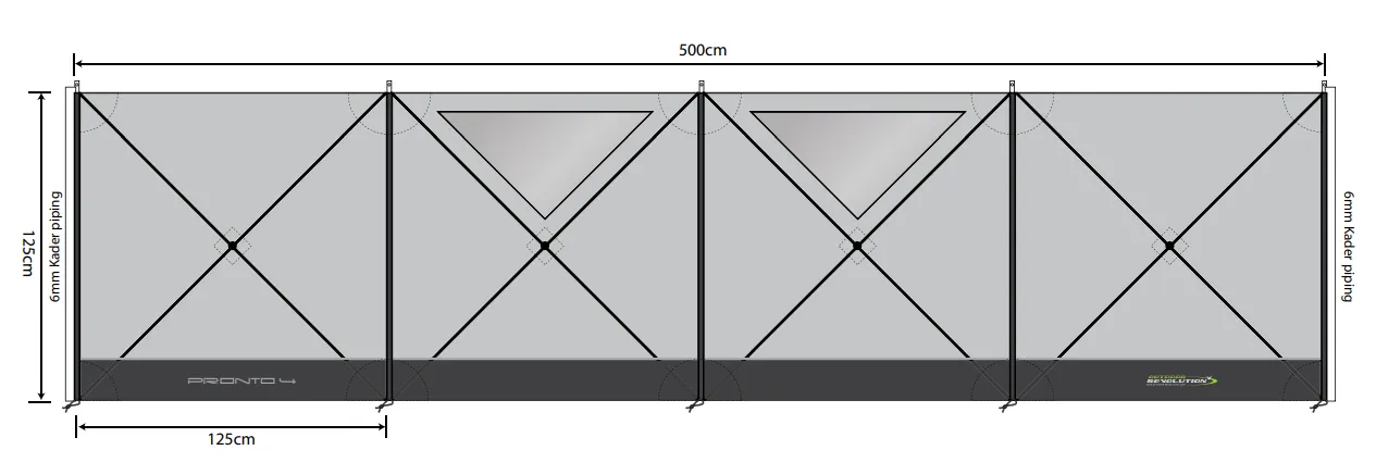 Outdoor Revolution Pronto Compact 4 Windbreak