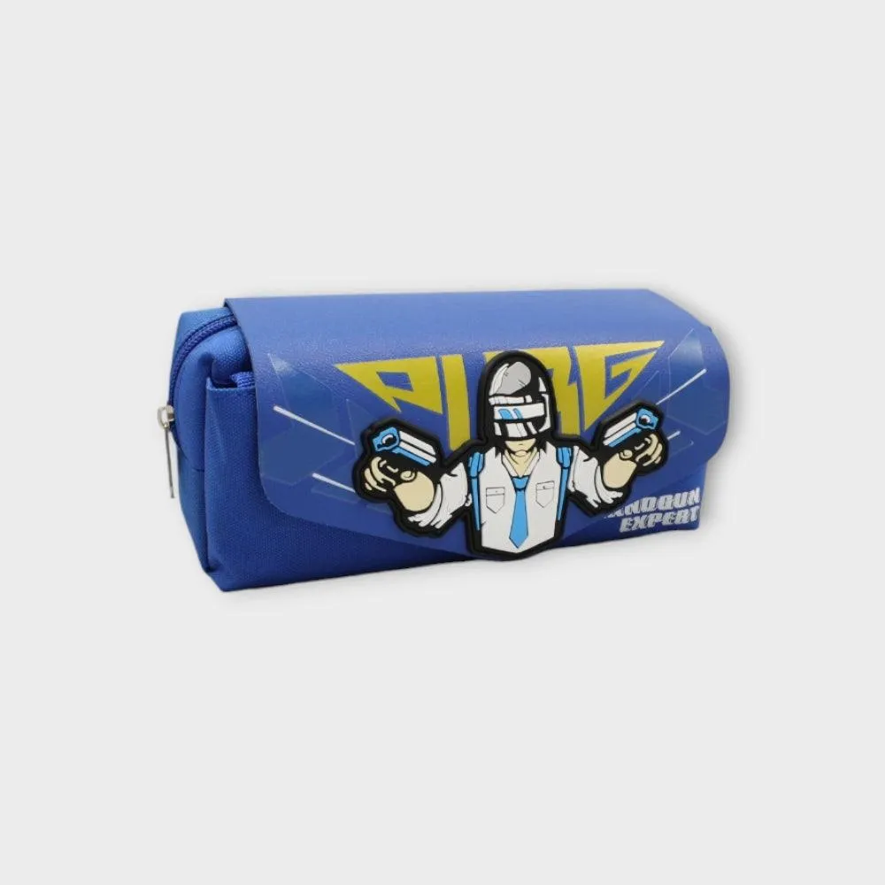 PUBG Blue Pencil Case