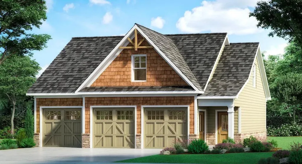 Spacious Detached Garage with ample storage spaces