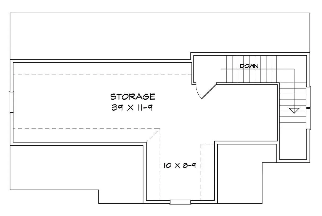 Spacious Detached Garage with ample storage spaces