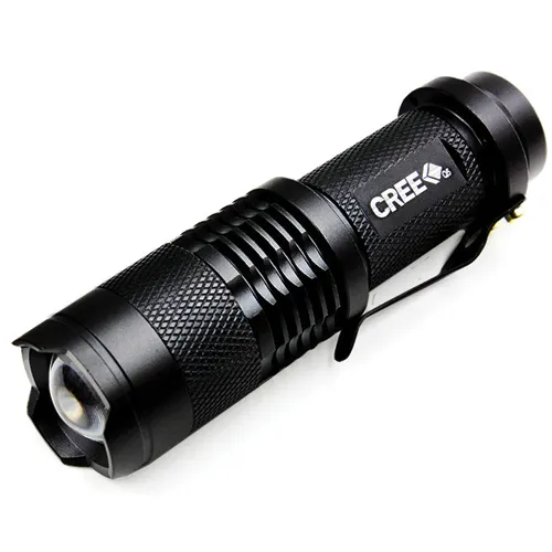 Stealth Angel TACT-350 Tactical XML Q5 LED Flashlight - Ultra-Bright, Durable, and Compact for Outdoor Adventures