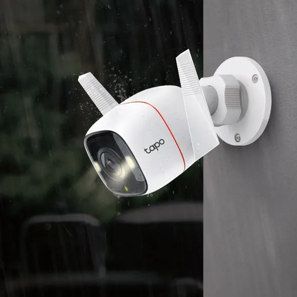 Tapo C320ws V1 - Network Surveillance Camera - Outdoor - Dustproof / Weatherproof - Colour (Day&Night) - 4 Mp - 2560 X 1